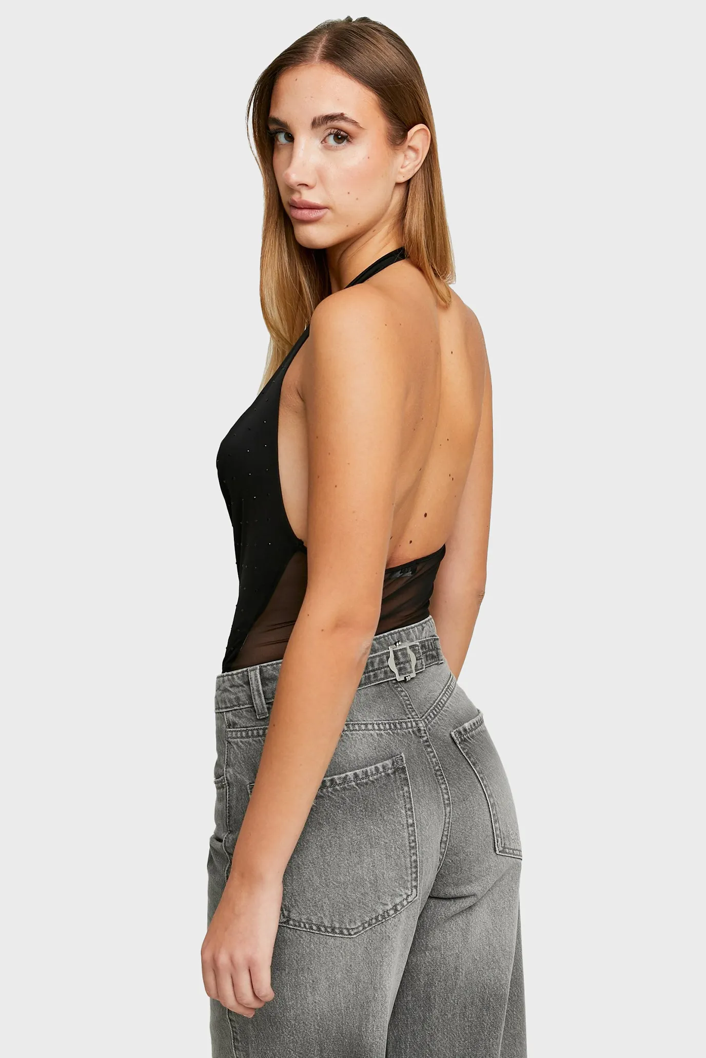 Жіноче чорне боді 2