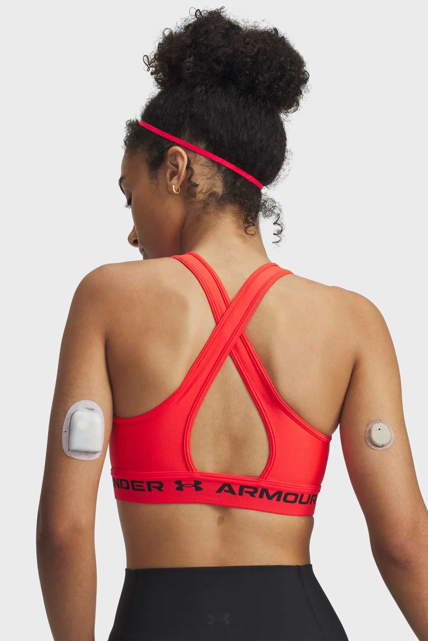 Жіночий червоний топ Crossback Mid Bra 3