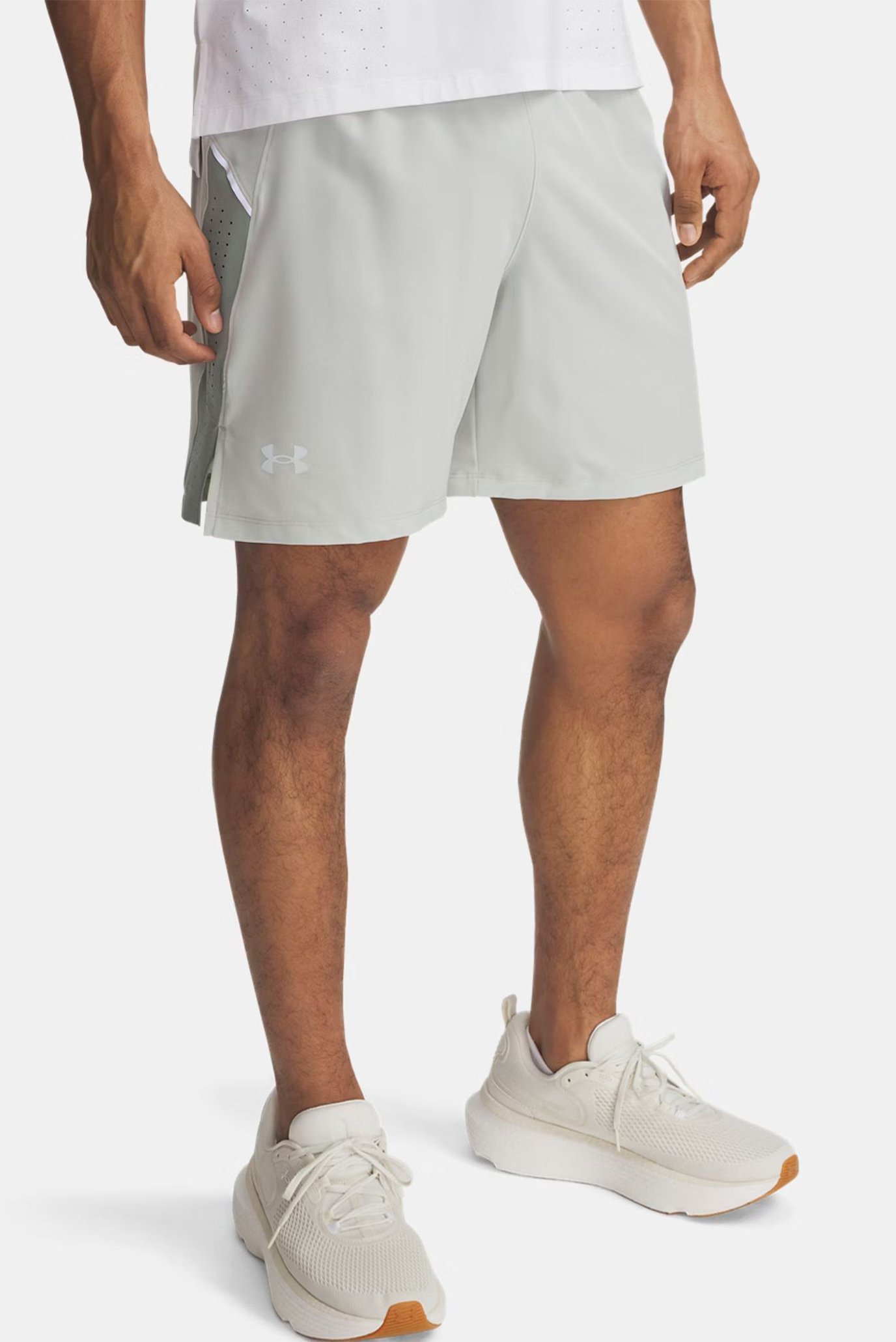 Мужские мятные шорты UA LAUNCH PRO 7 SHORTS Ментоловый S Under Armour 1376508-377 Мужские мятные шорты UA LAUNCH PRO 7 SHORTS Ментоловый S Under Armour 1376508-377