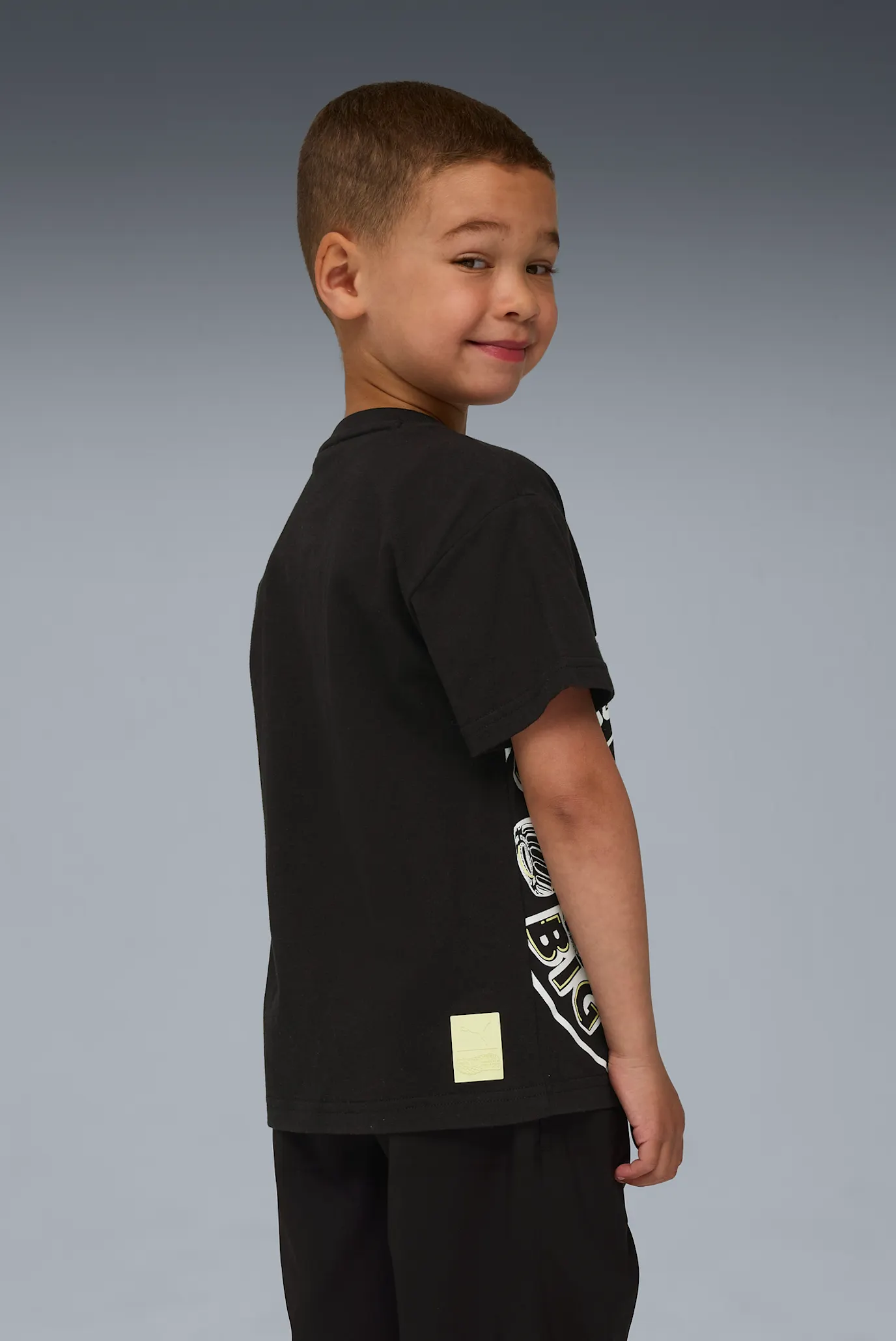 Дитяча чорна футболка PUMA x HOT WHEELS™ MONSTER TRUCKS Tee Kids 3