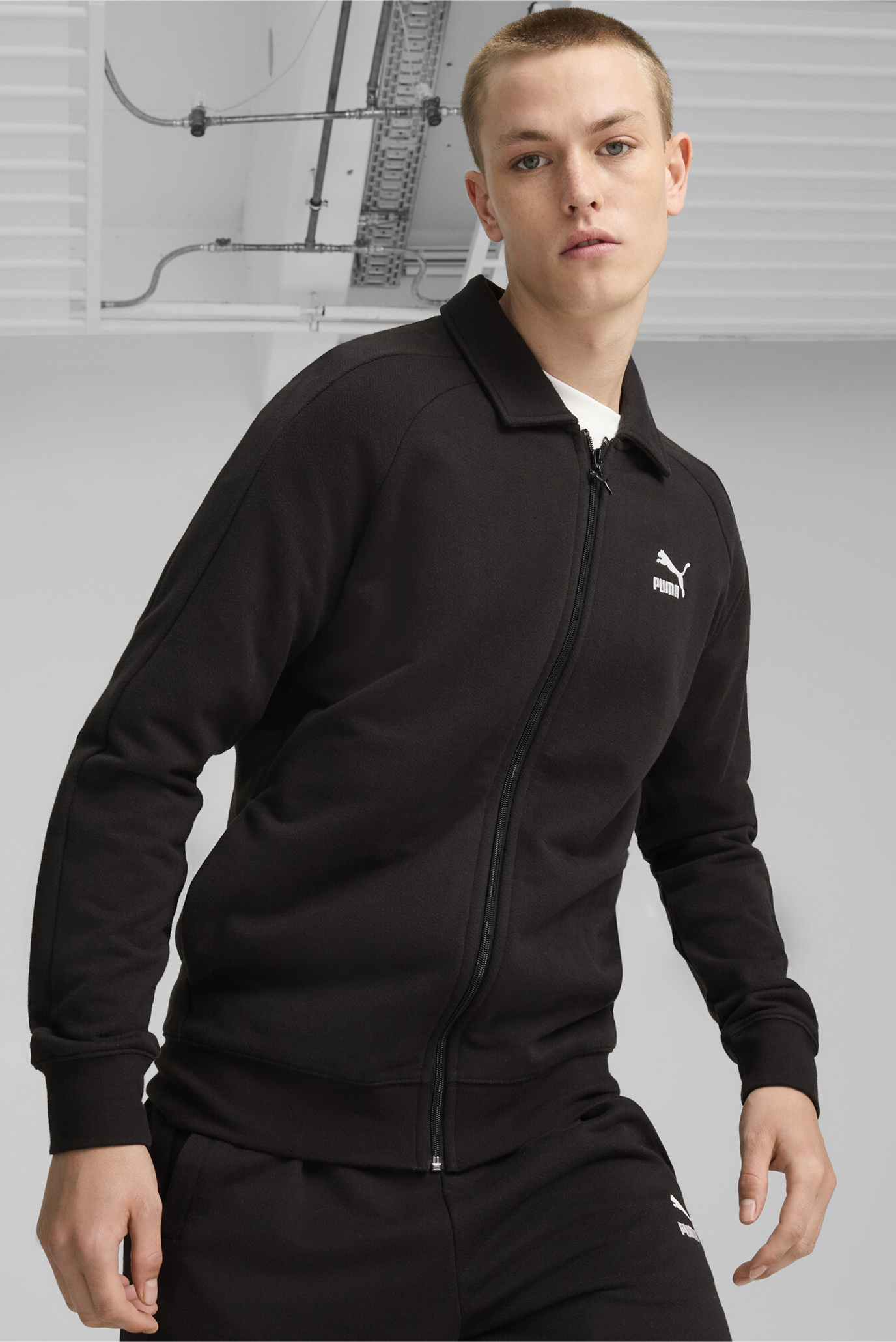 Чоловіча чорна спортивна кофта T7 Track Jacket Men 1