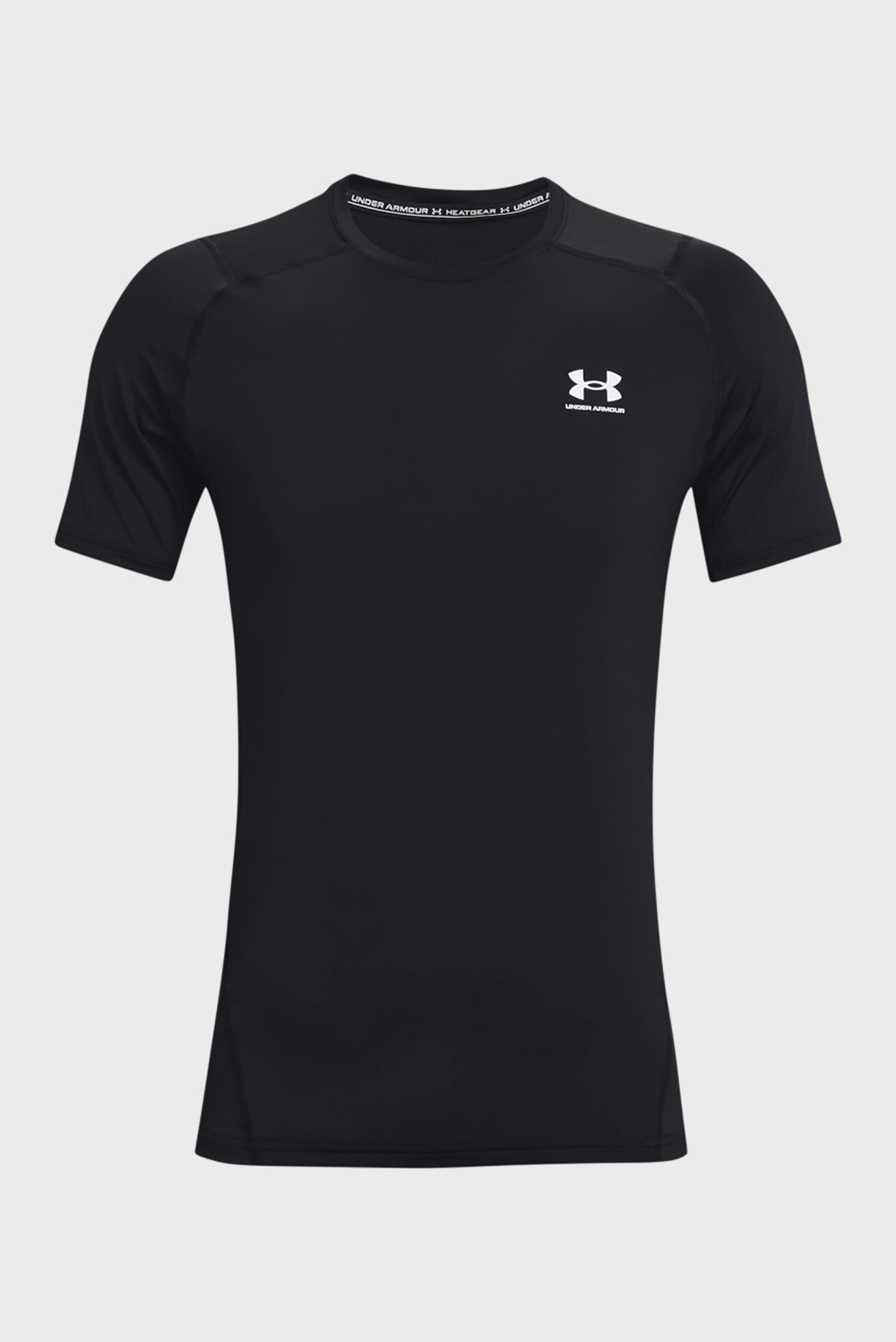 UA HG Armour Fitted SS BLK Under Armour 1361683 001 MD Fashion