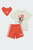 Детский комплект одежды (футболка, нагрудник, шорты) adidas x Disney Mickey Mouse