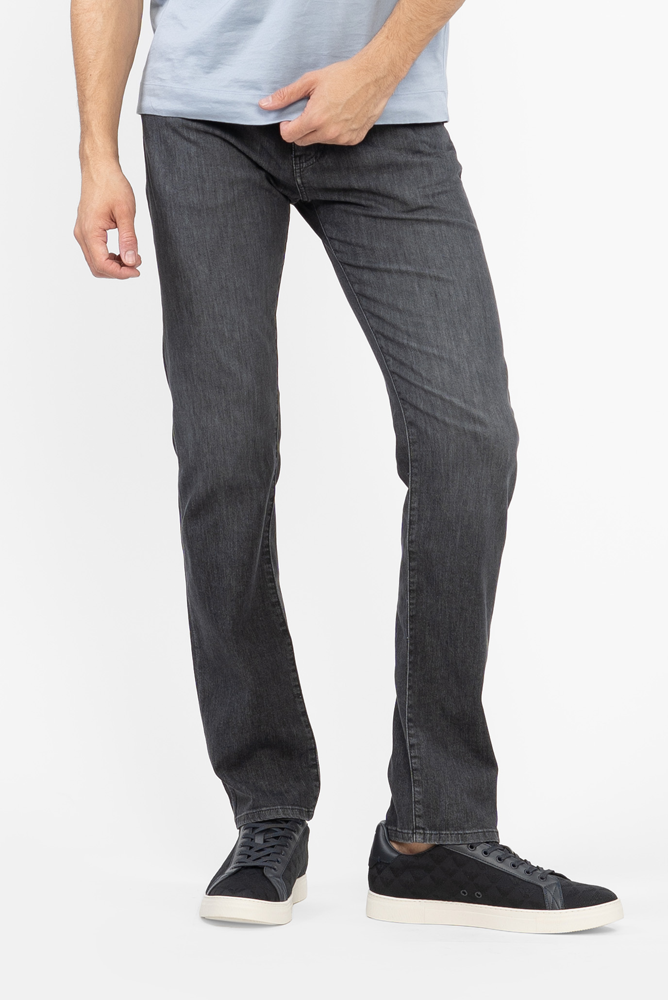 Мужские темно-серые джинсы 1