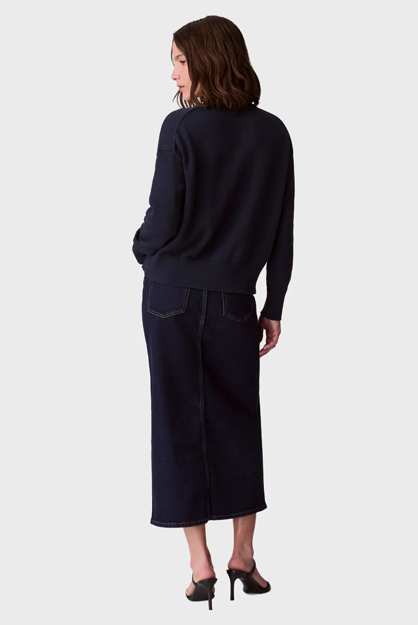 Женский темно-синий джемпер Graphic 4