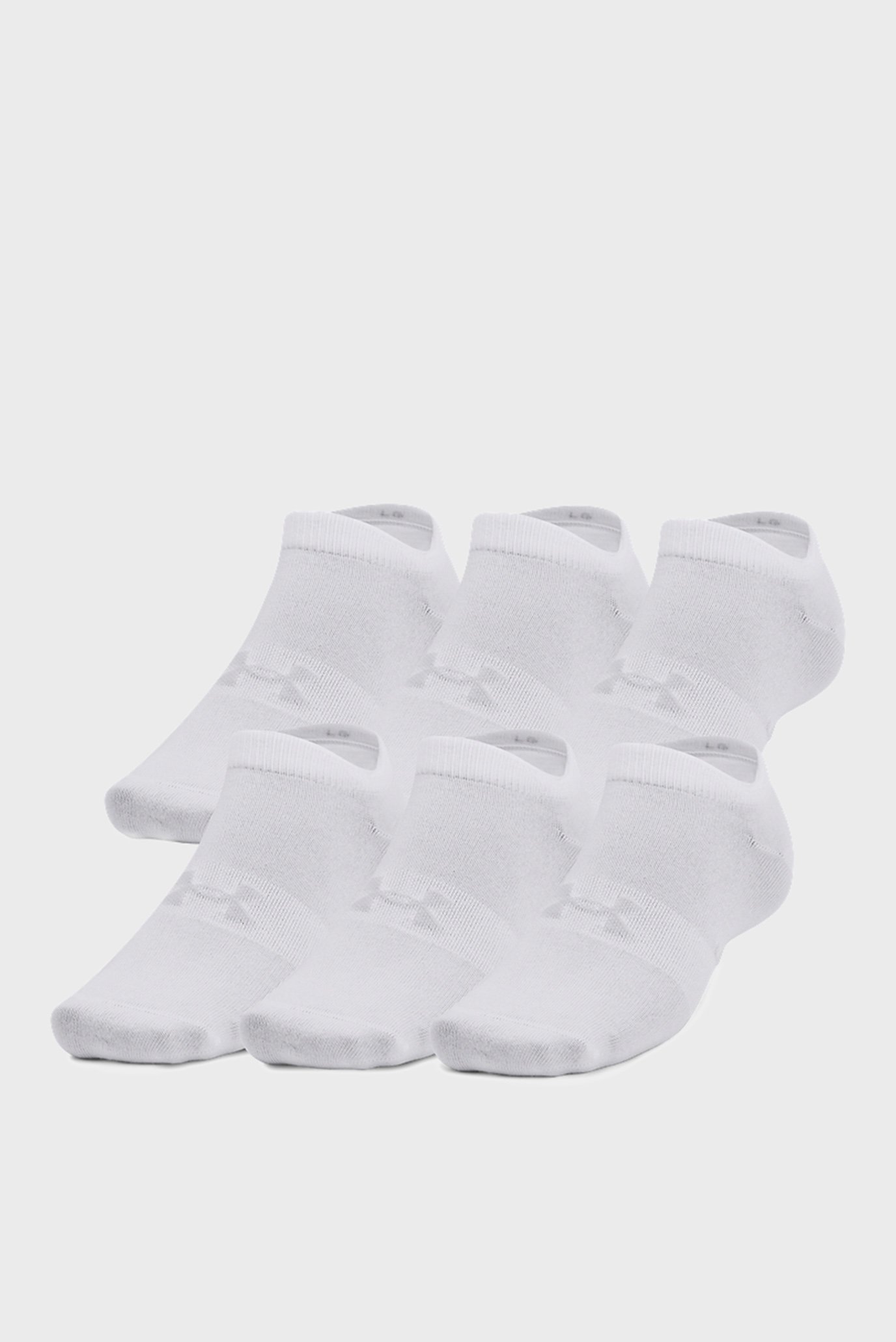 Білі шкарпетки (6 пар) UA Essential No Show 6pk 1