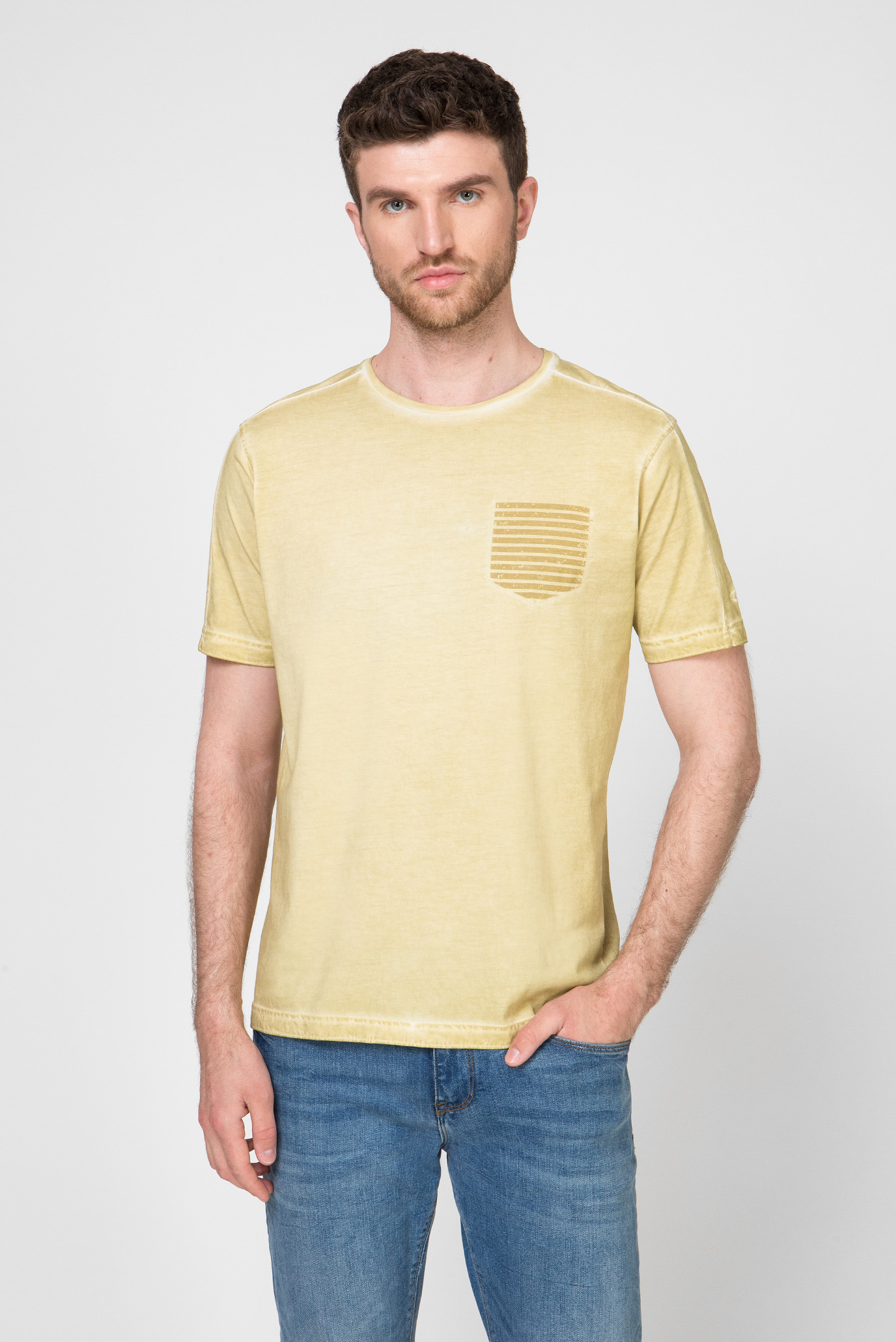 Чоловіча жовта футболка 1