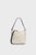 Женская белая сумка QUILT BUCKET BAG_CANVAS