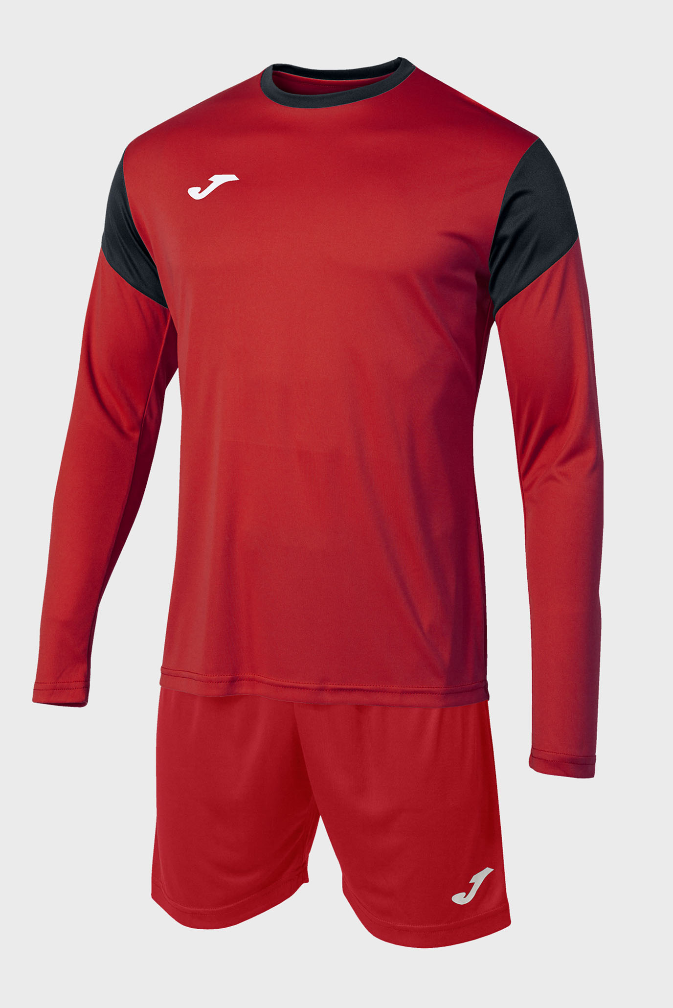 Чоловіча червона воротарська форма (лонгслів, шорти) 1