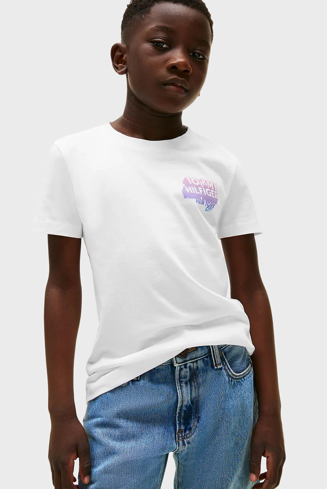 Дитяча біла футболка GRAFITTI RAISED 2