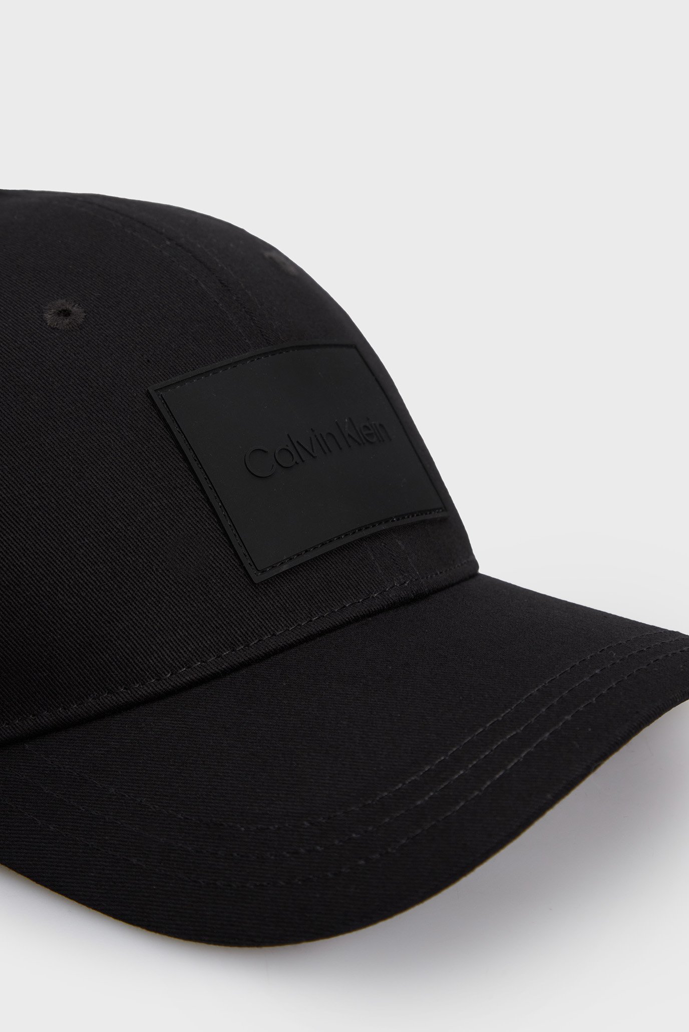 Мужская черная кепка TONAL MD-Fashion Calvin — CAP BB Klein RUBBER PATCH K50K511296