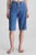 Женские синие джинсовые шорты LONG BERMUDA MOM SHORT