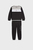 Детский черный спортивный костюм (свитшот, брюки)