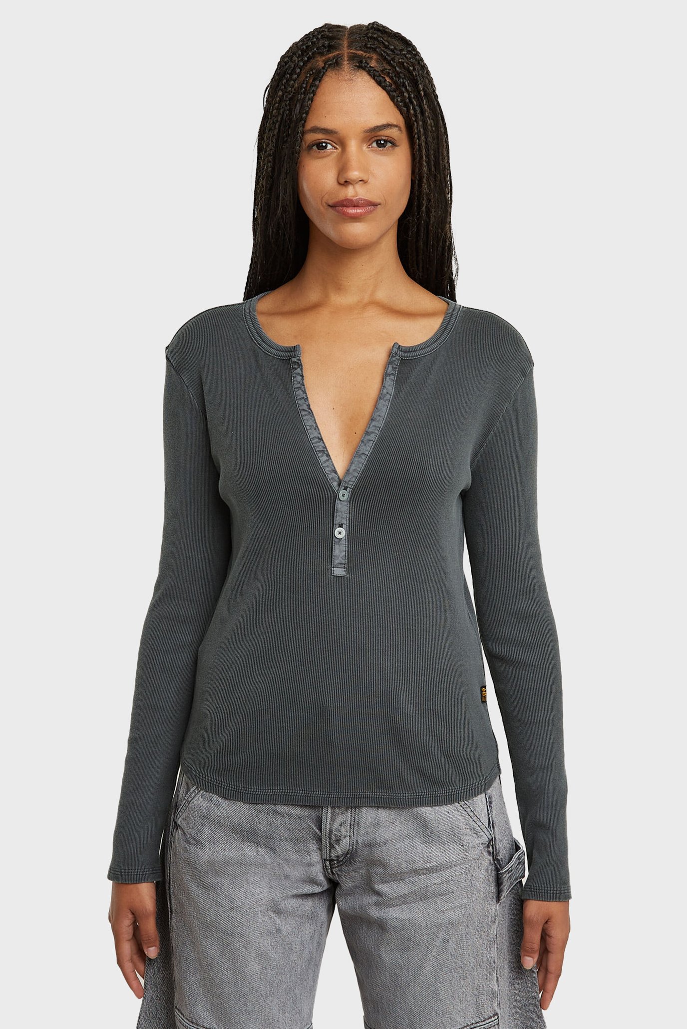 Женский серый пуловер Deep Серый XS G-Star RAW D26140,D968 Женский серый пуловер Deep Серый XS G-Star RAW D26140,D968