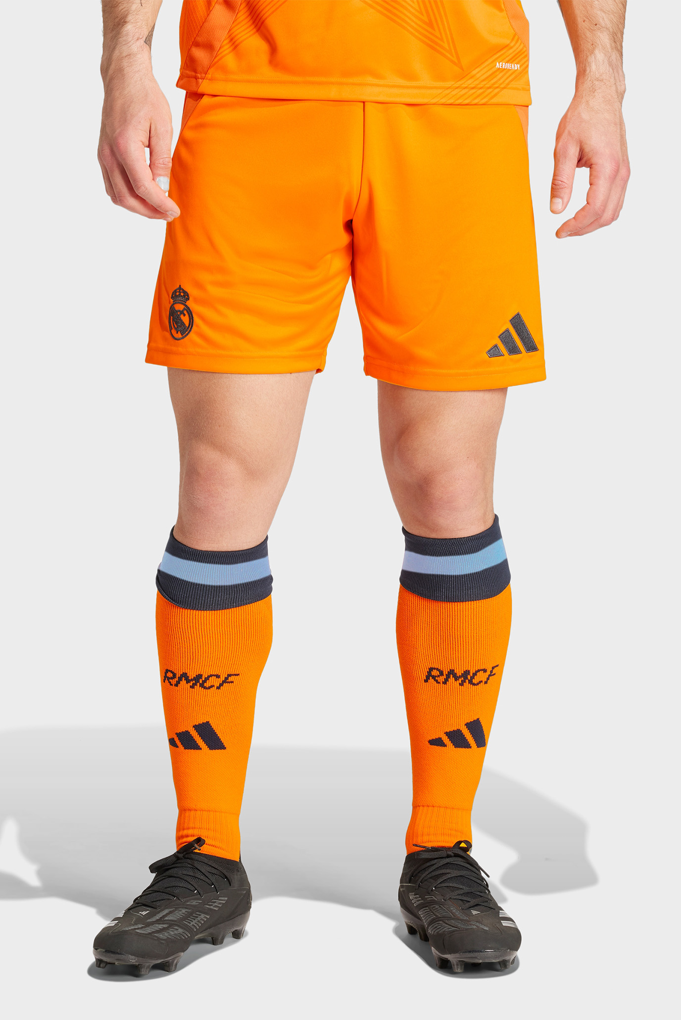 Чоловічі помаранчеві шорти Real Madrid 24/25 Away 1