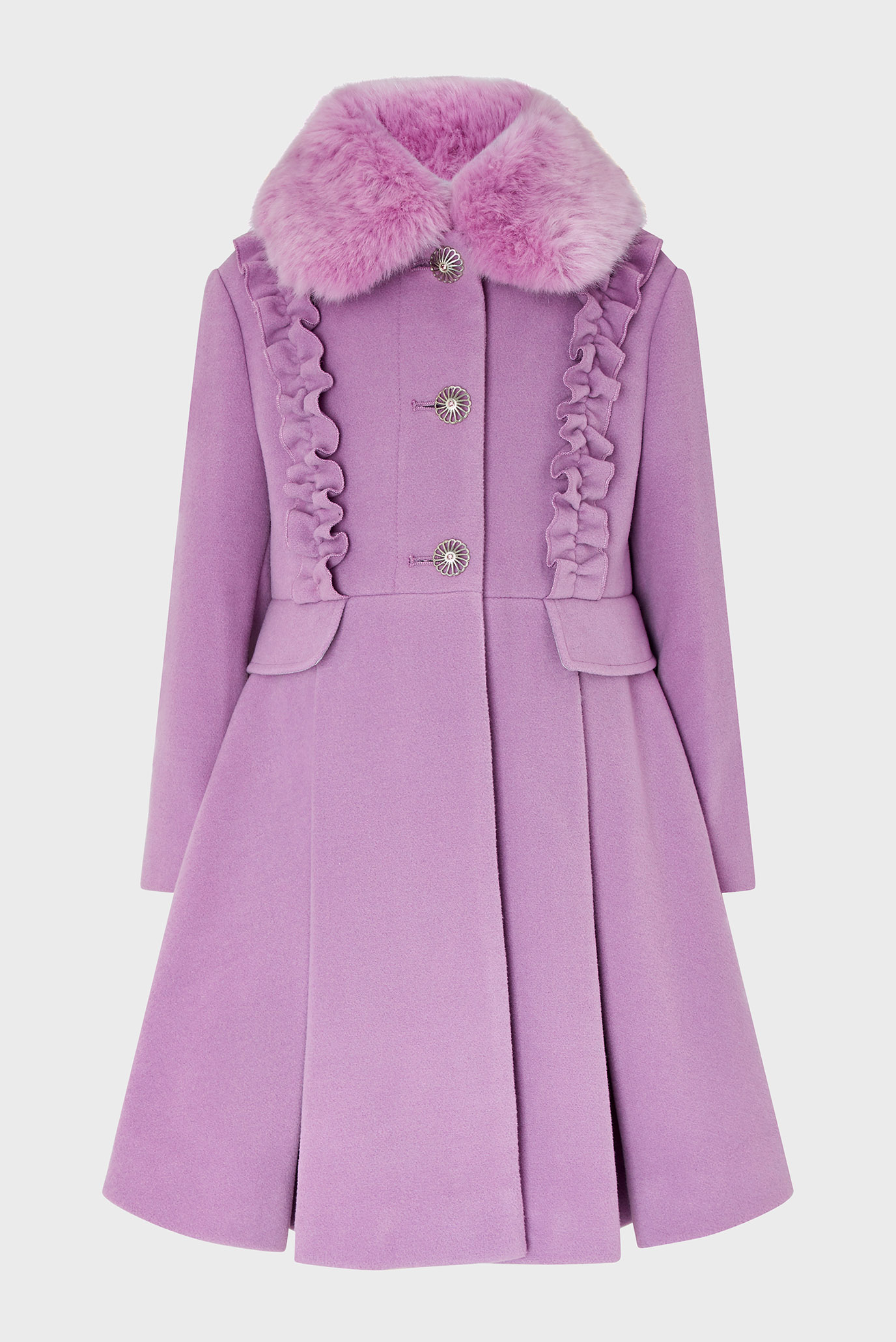 Детское фиолетовое пальто Lily Coat 1
