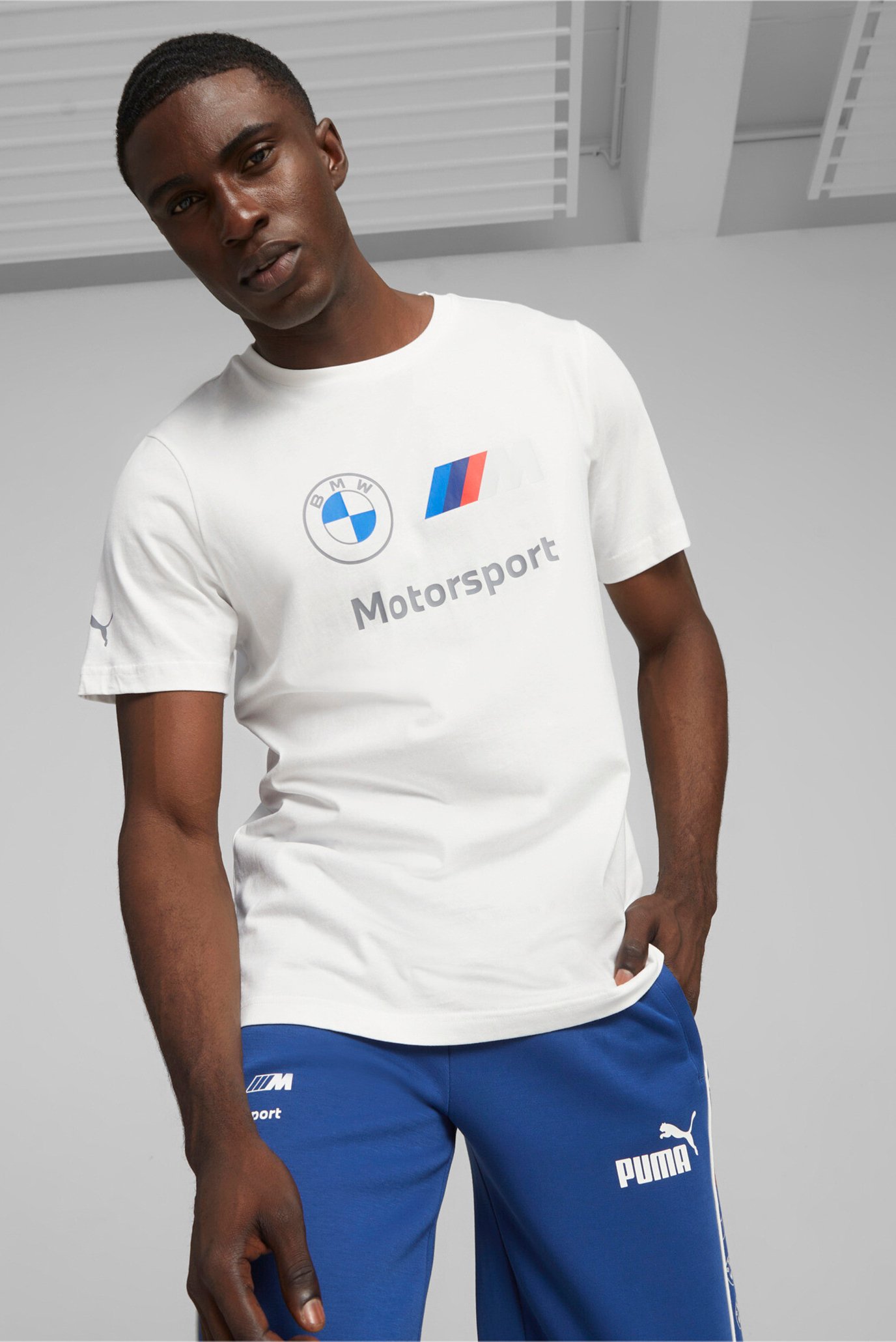 Чоловіча біла футболка BMW M Motorsport ESS Logo Tee 1