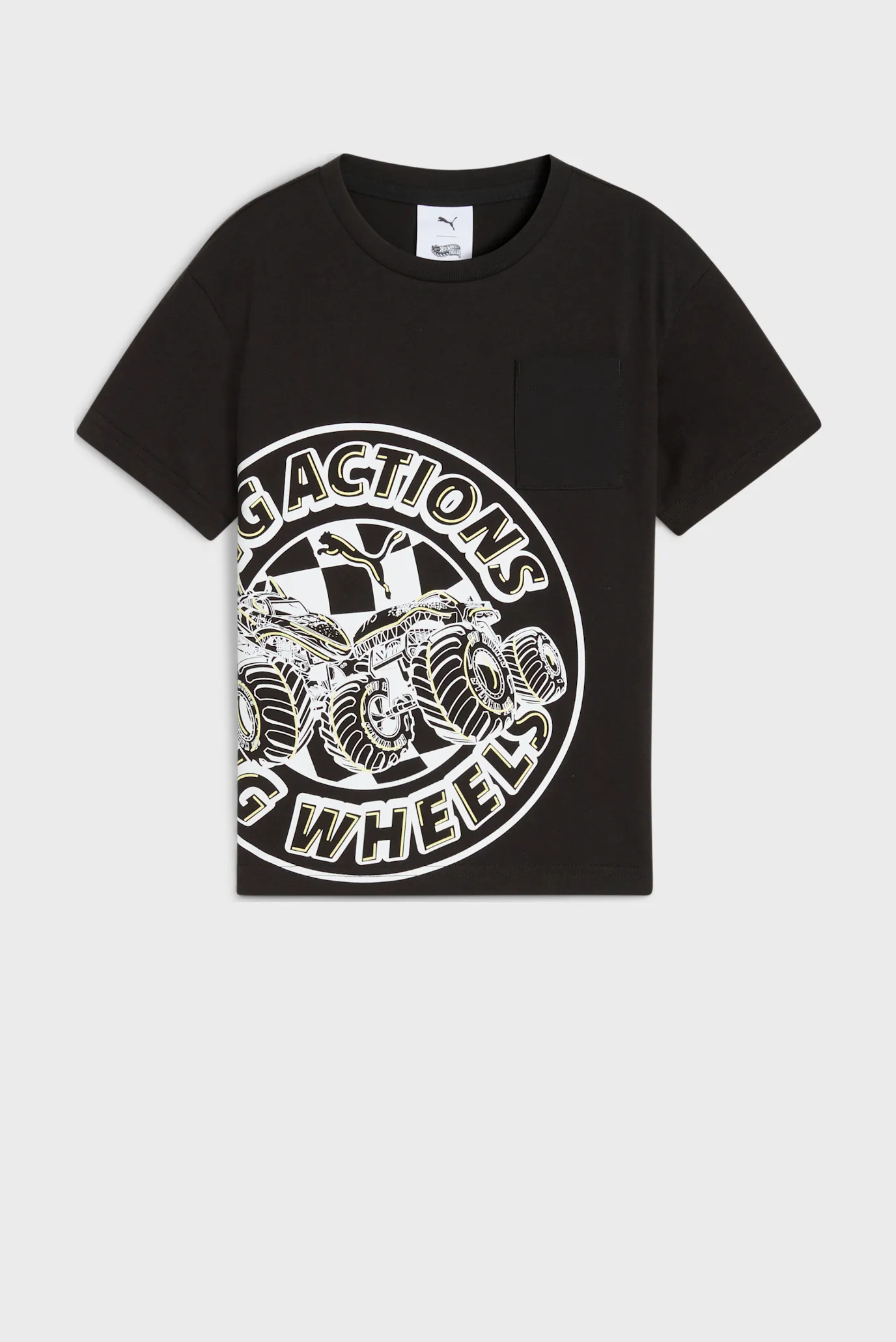 Дитяча чорна футболка PUMA x HOT WHEELS™ MONSTER TRUCKS Tee Kids 4
