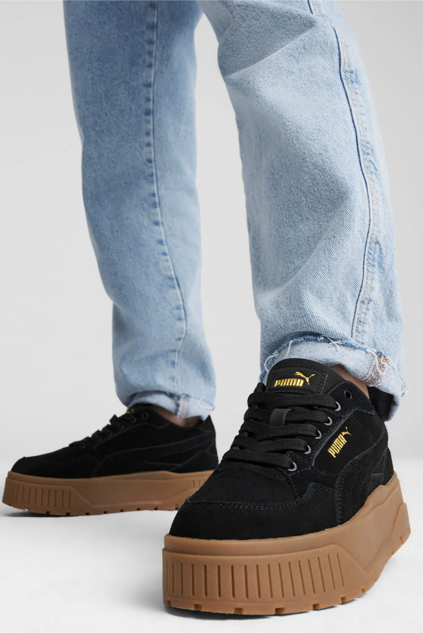 Жіночі чорні замшеві снікерси Karmen II Idol Suede Sneakers Women