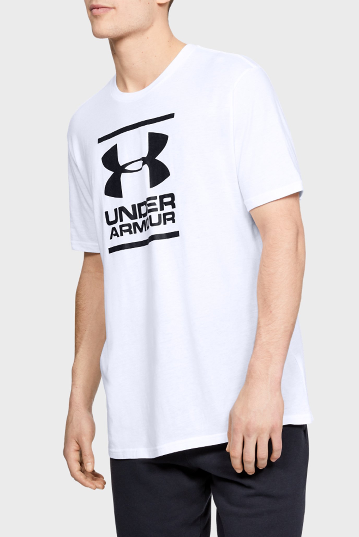 Мужская белая футболка UA GL Foundation 1