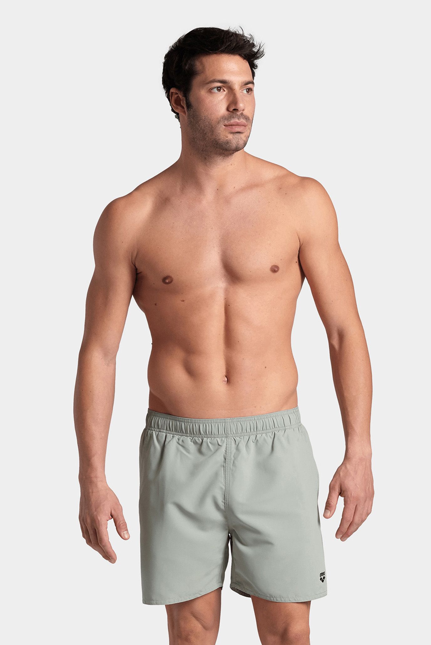 Мужские серые плавательные шорты FUNDAMENTALS BOXER R 1
