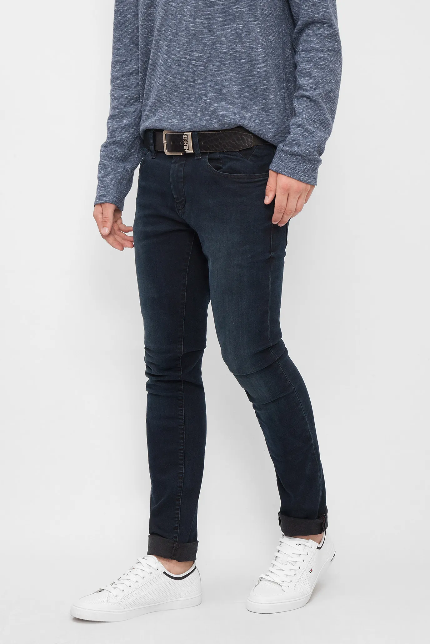 Мужские темно-синие джинсы SLIM SCANTON COBCO Tommy Jeans DM0DM02519 —  MD-Fashion