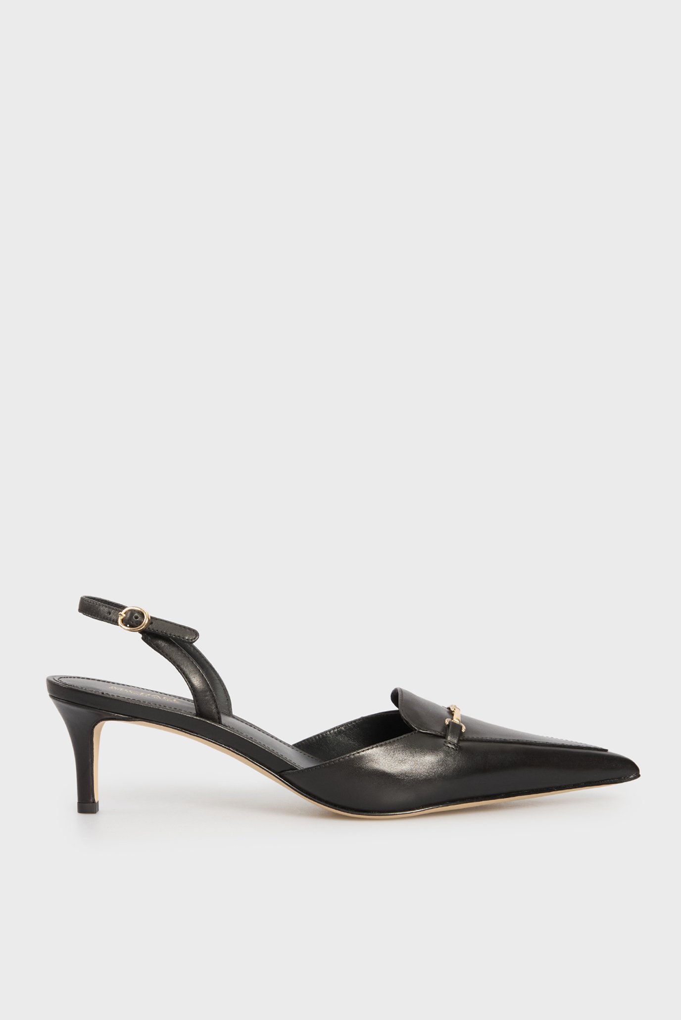 Женские черные кожаные слингбэки LENA Черный 38.5 Michael Kors 40R5LEMP1L Женские черные кожаные слингбэки LENA Черный 38.5 Michael Kors 40R5LEMP1L