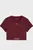 Жіночий бордовий топ PUMA STRONG Crop Tee Women