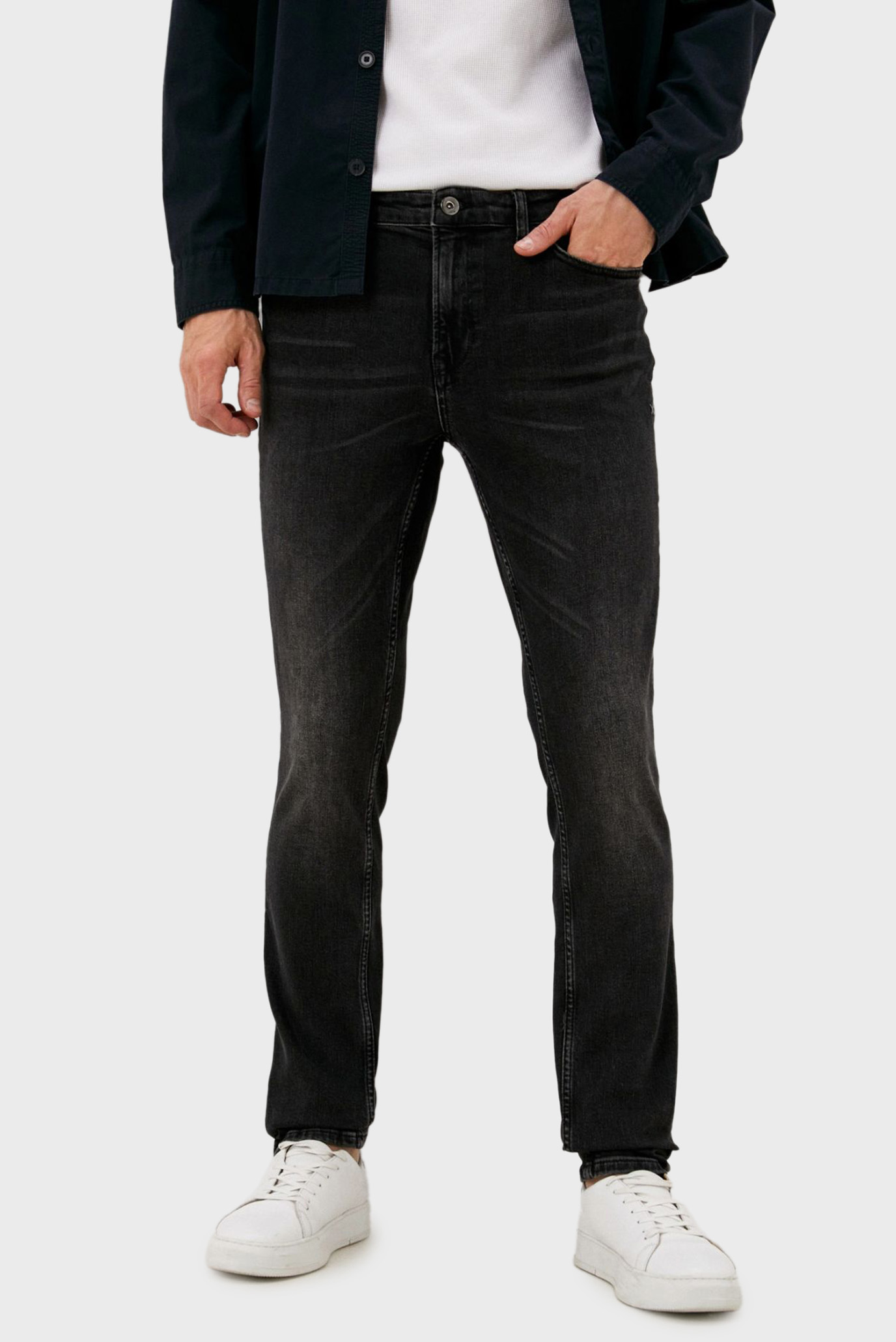 Чоловічі чорні джинси LOGAN 1