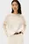 Жіночий білий вовняний джемпер SOFT