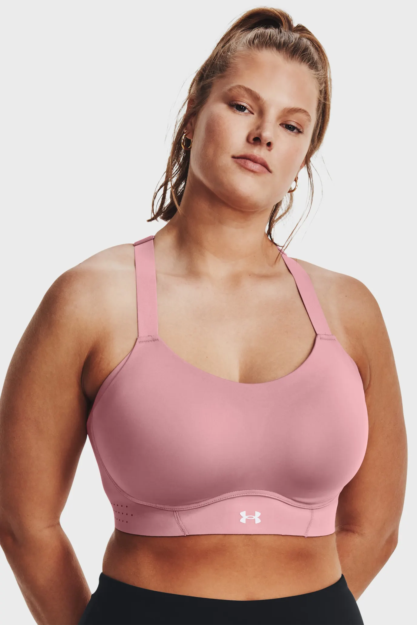 Жіночий рожевий топ UA Uplift High 3