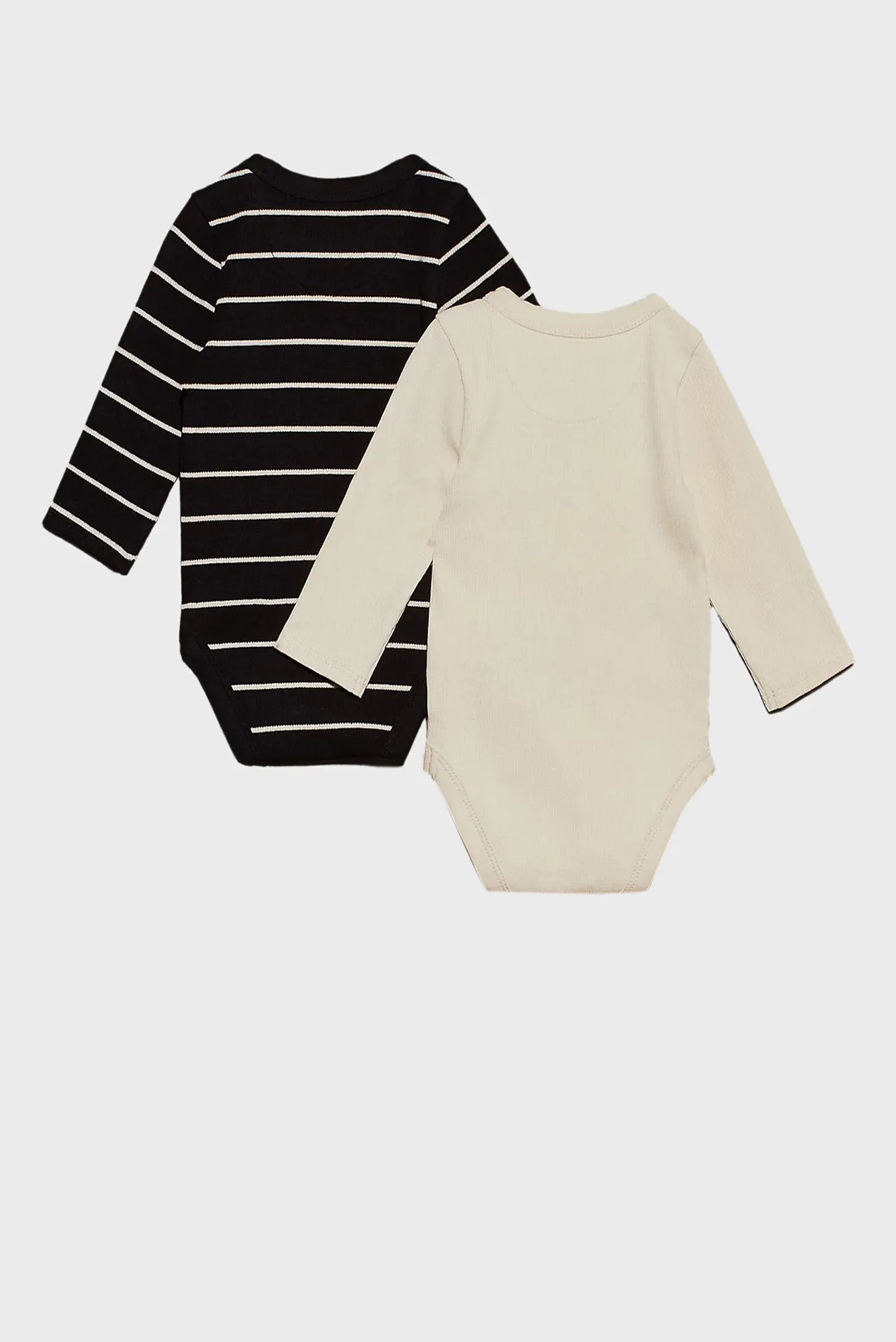Дитяче боді (2 шт) RIB STRIPE LS BODY SET 2