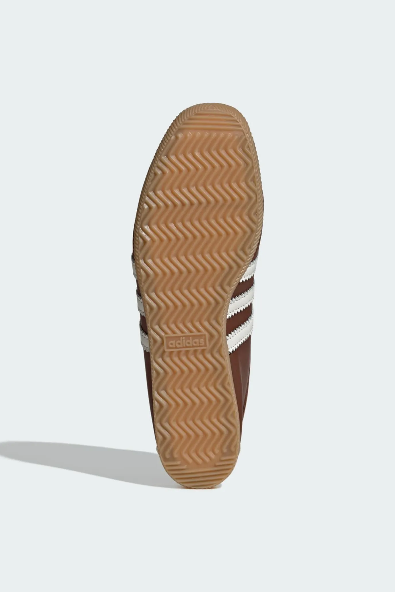 Коричневые кожаные кроссовки Japan adidas JH5434 — MD-Fashion