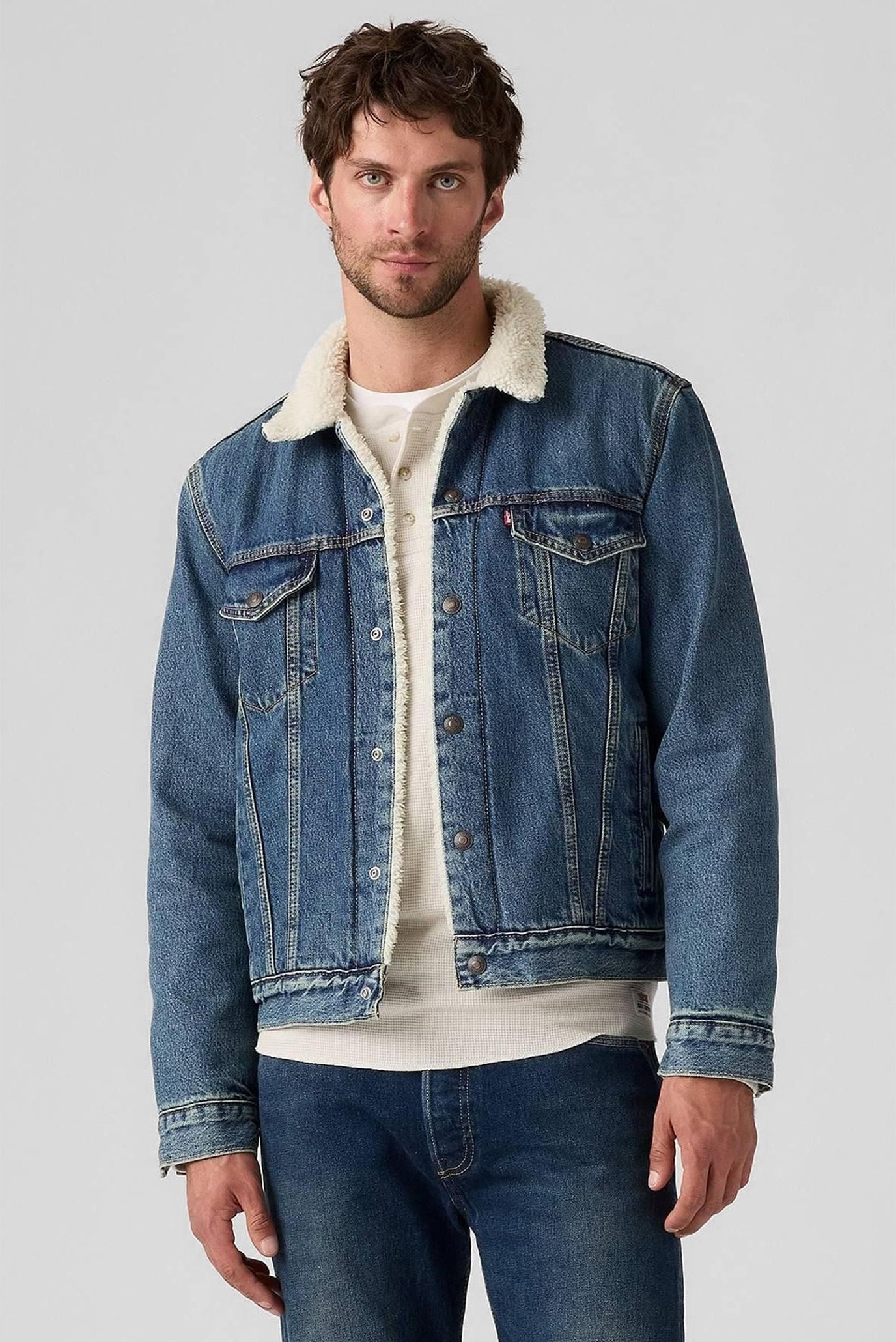 Мужская голубая джинсовая куртка Голубой M Levi’s® 16365;0292 Мужская голубая джинсовая куртка Голубой M Levi’s® 16365;0292