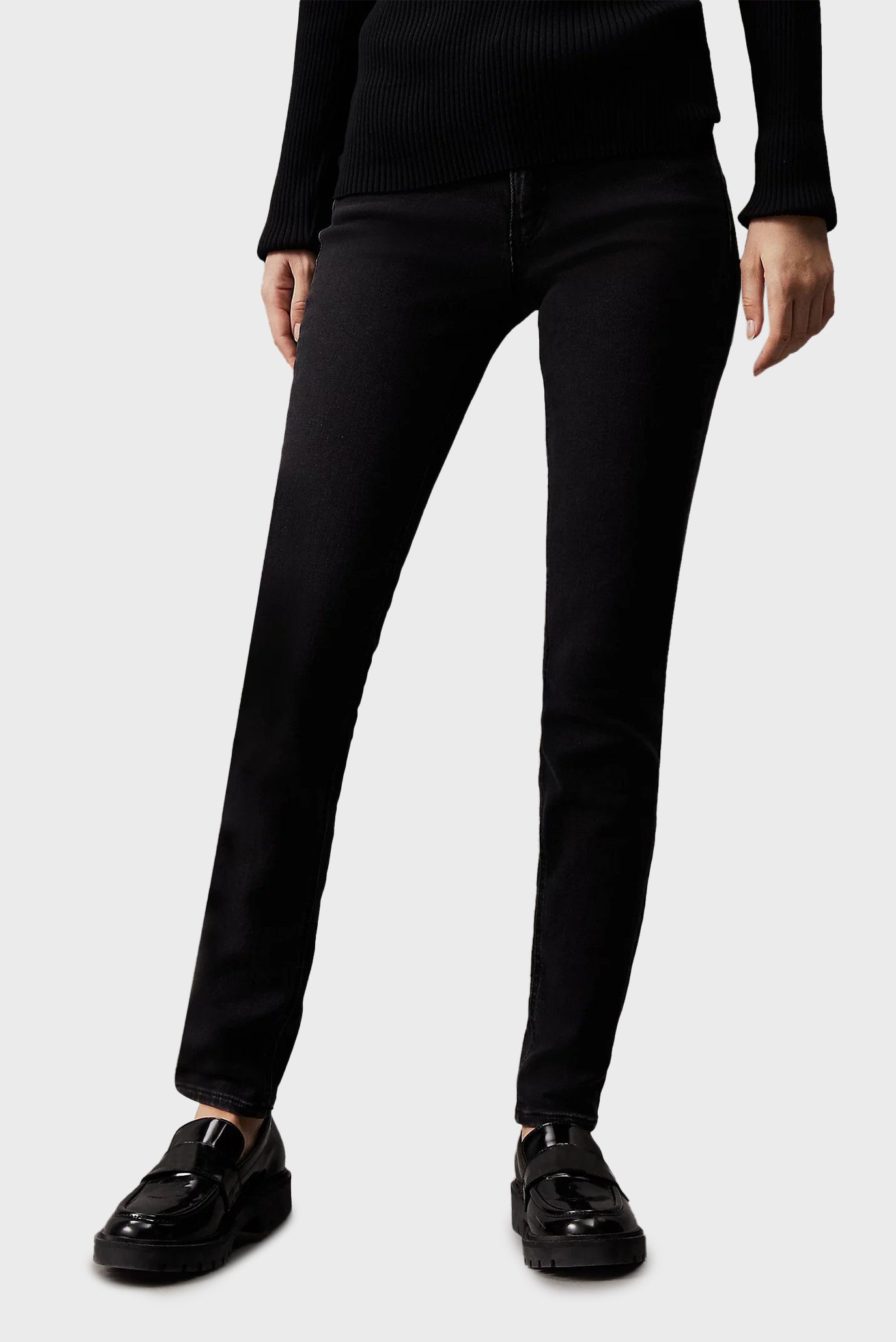 Жіночі чорні джинси MID RISE SKINNY 1
