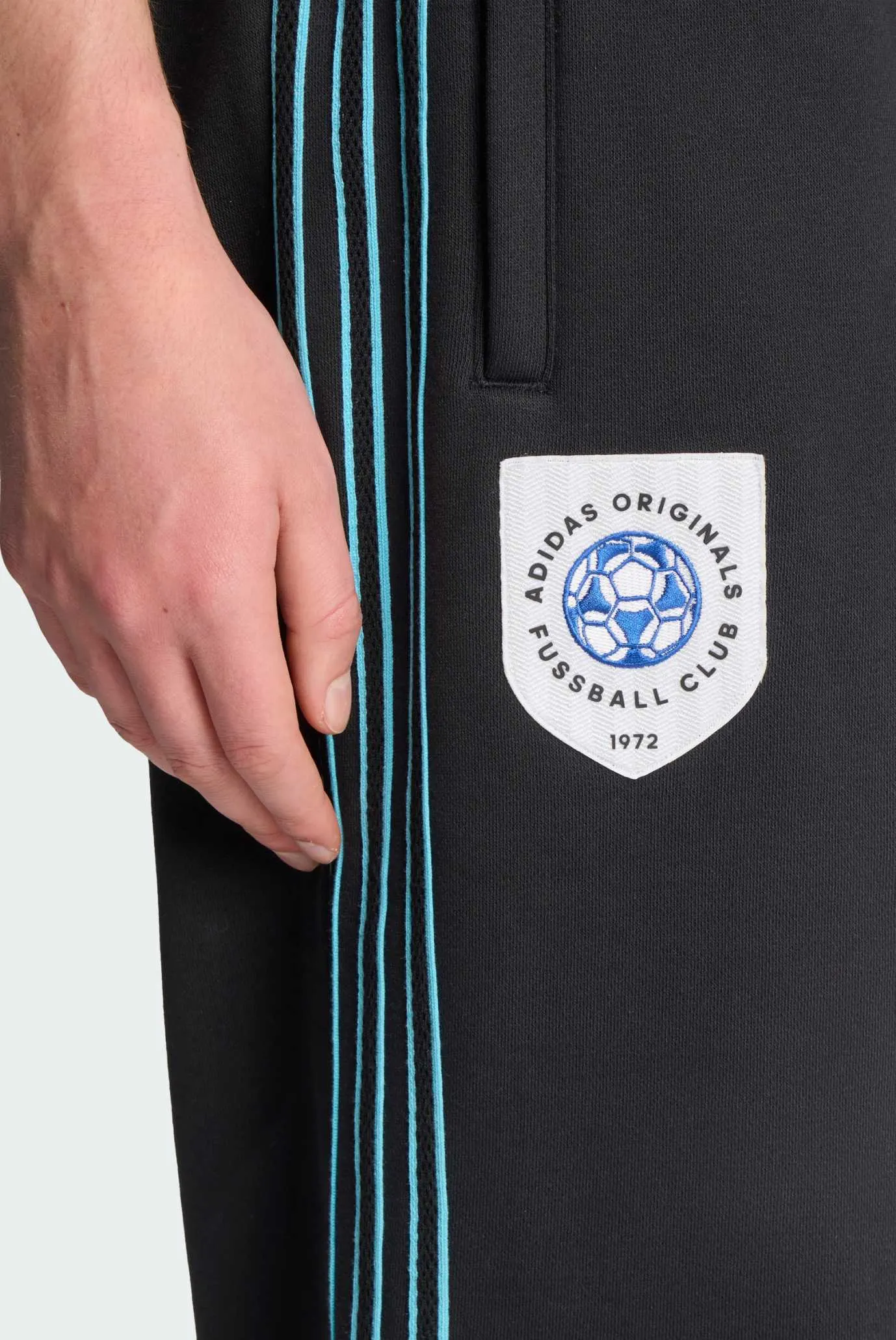 Чоловічі чорні спортивні штани Mesh Stripe 5