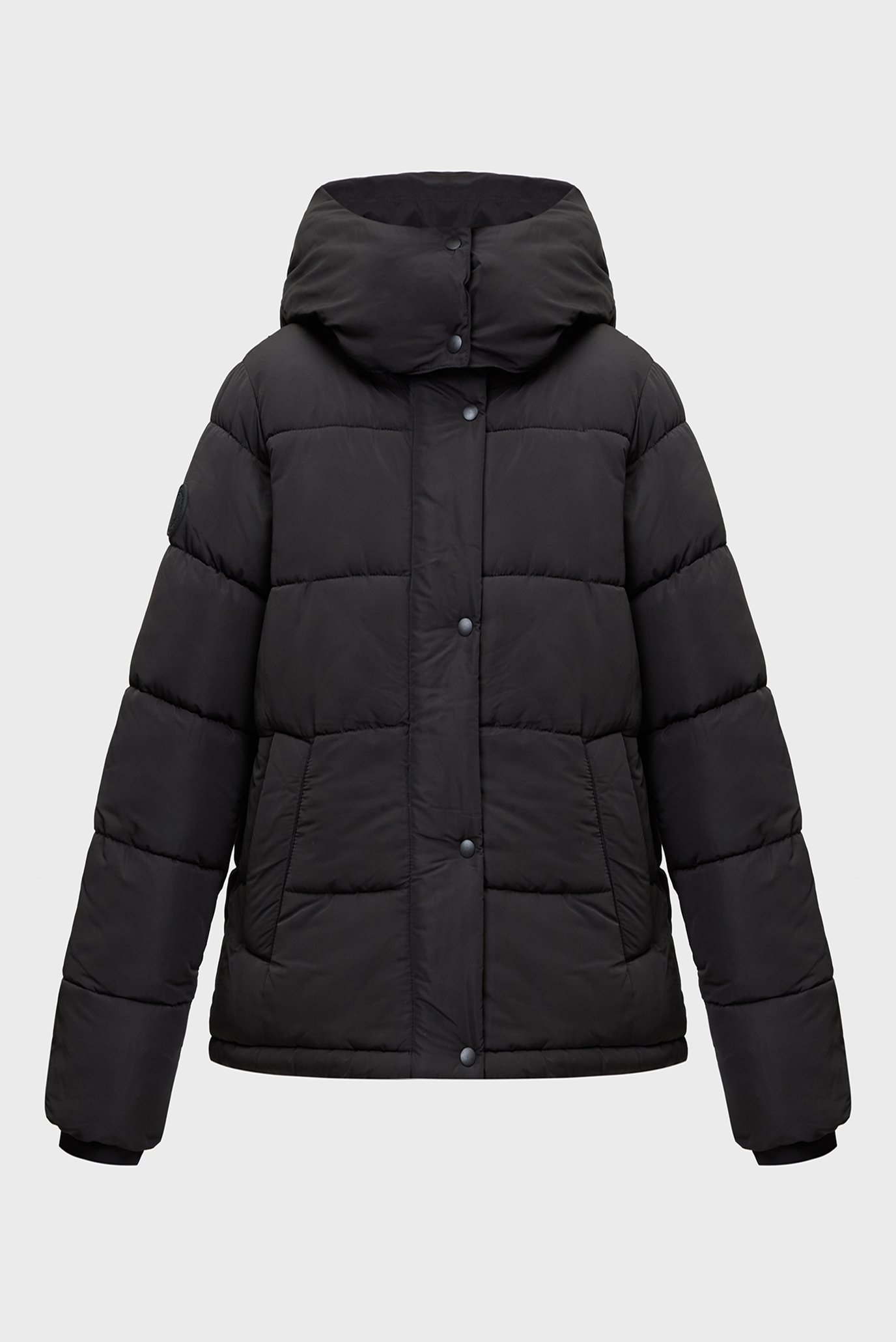 Женская черная куртка Черный XL DKNY DP3J9308 Женская черная куртка Черный XL DKNY DP3J9308