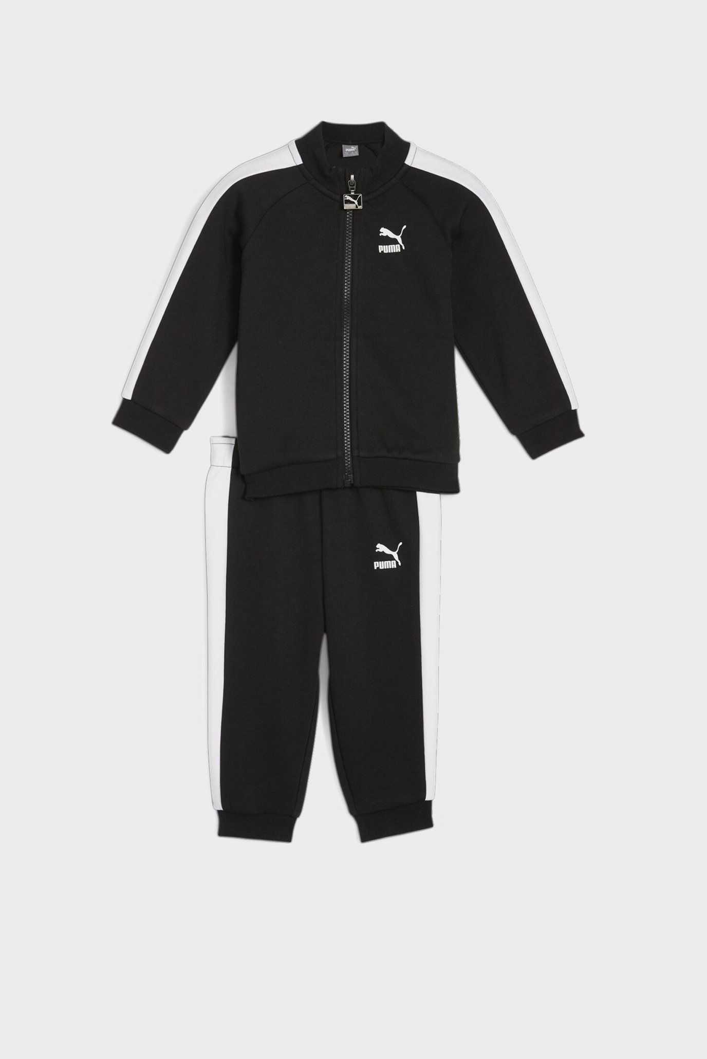 Детский черный спортивный костюм (кофта, брюки)  MINICATS T7 ICONIC Baby Tracksuit Set 1