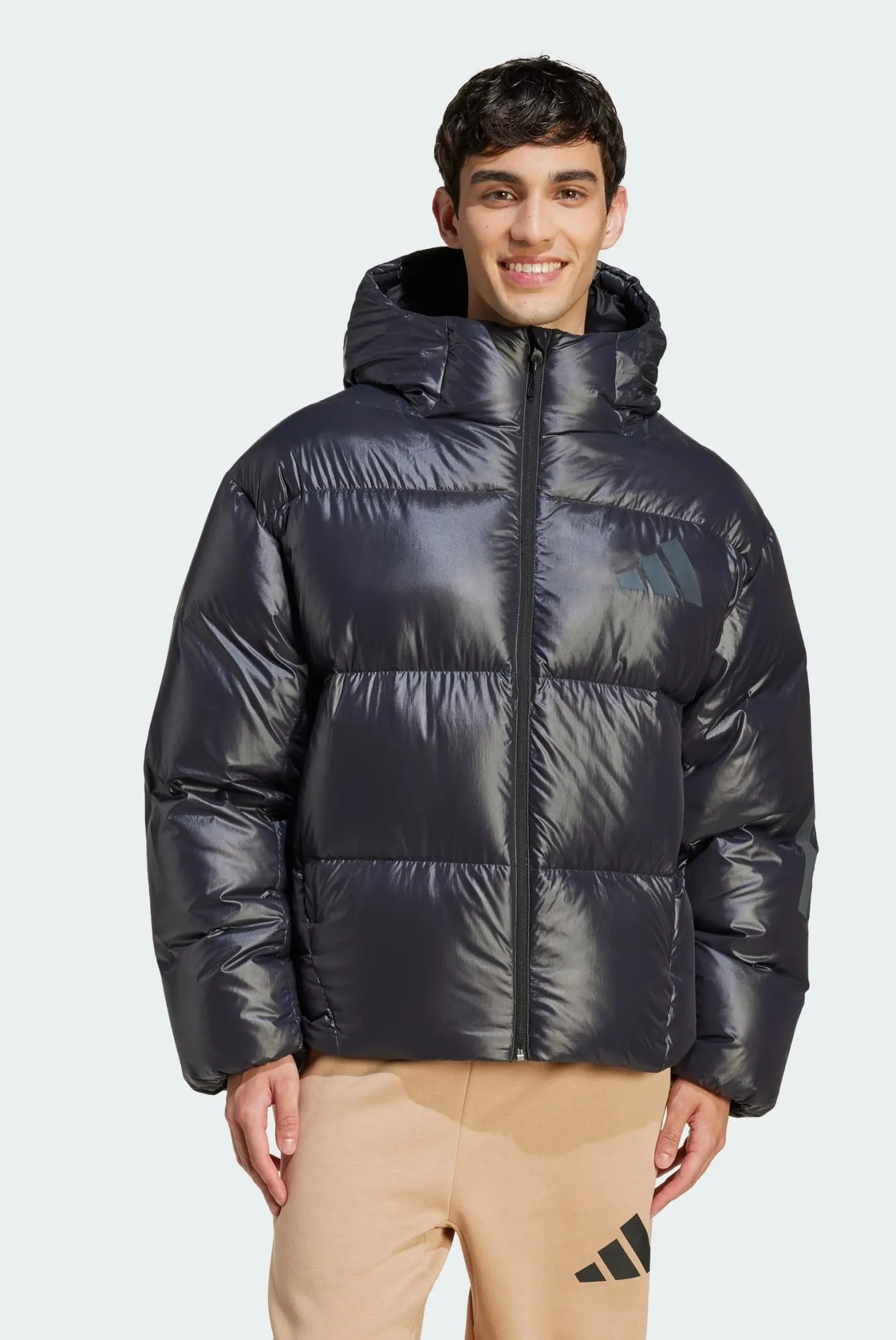 Мужской черный пуховик ADIDAS Z.N.E. Puffer Climawarm 1