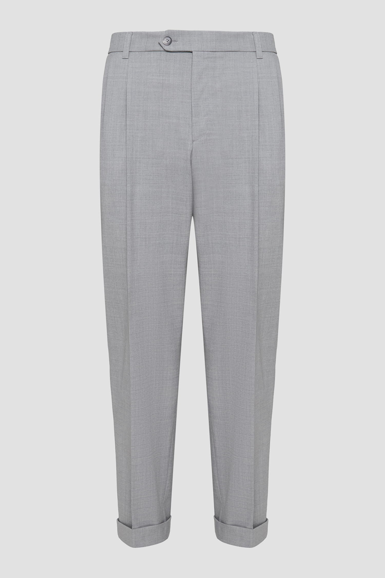 Мужские серые брюки Серый 56 BOSS 50545822;030