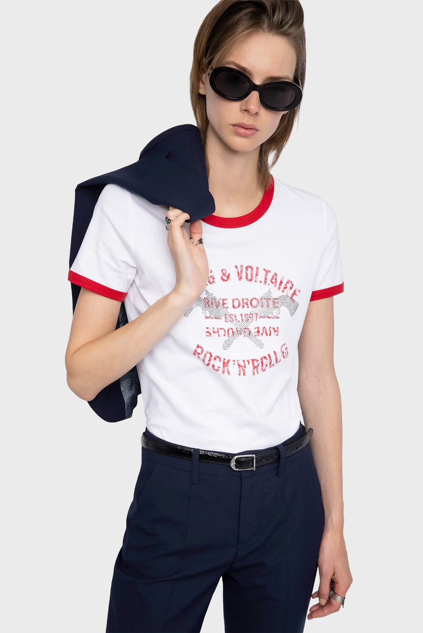 Женская белая футболка Woos Белый S ZADIG&VOLTAIRE JWTS02813_WHITE Женская белая футболка Woos Белый S ZADIG&VOLTAIRE JWTS02813_WHITE