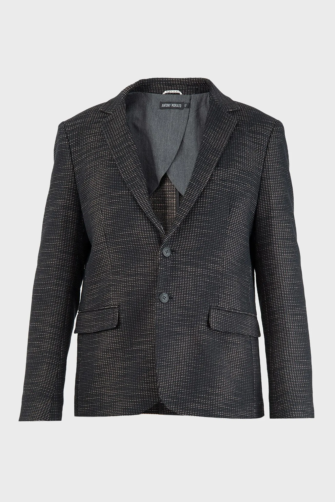 Мужской черный пиджак 5