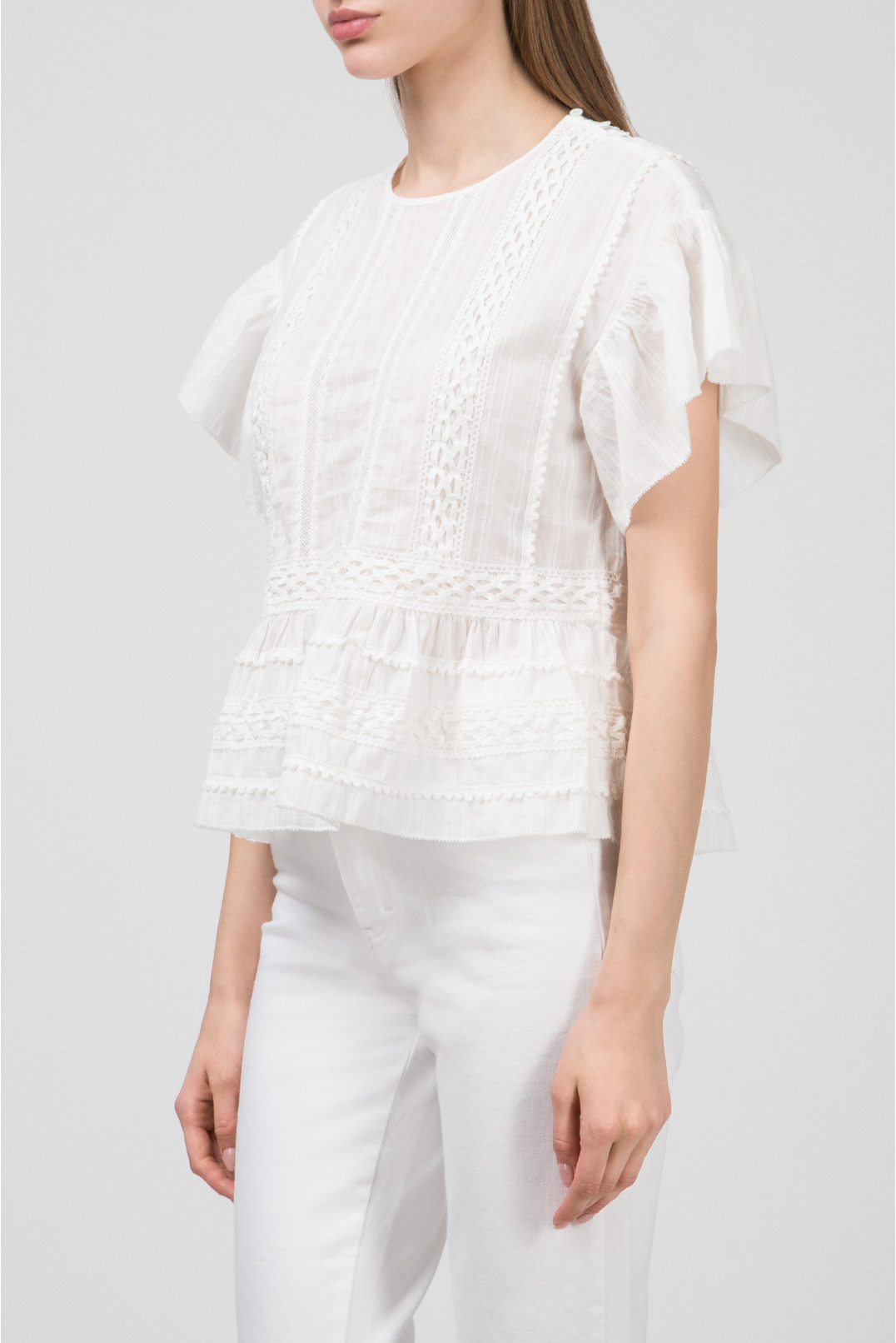 Жіноча біла блуза ROSALIE 1