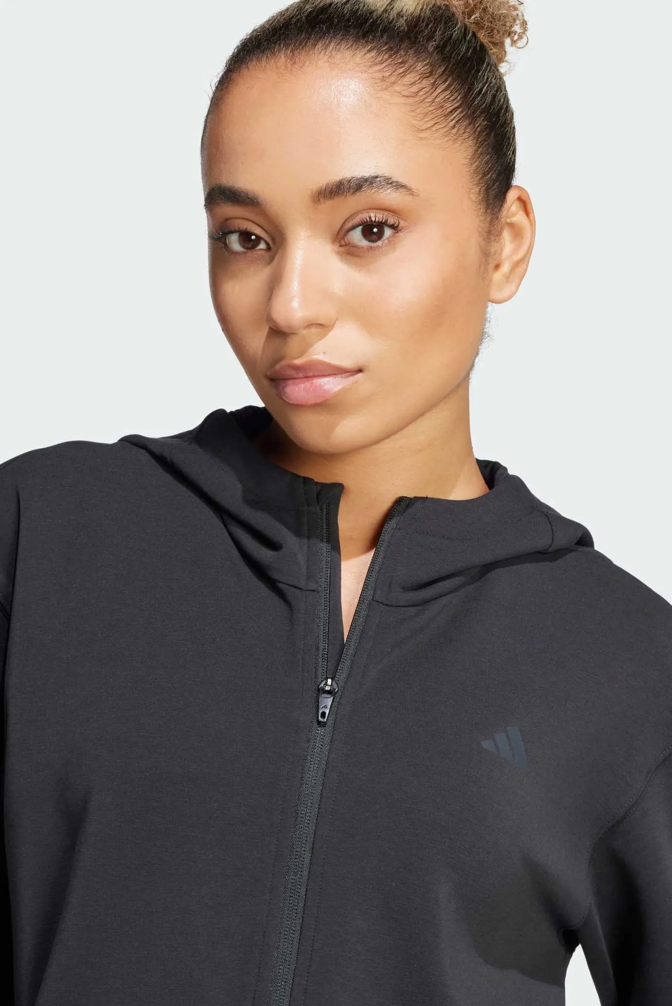 Myday Жіноче чорне худі Designed 4 Training Full-Zip adidas JP2654 — MD