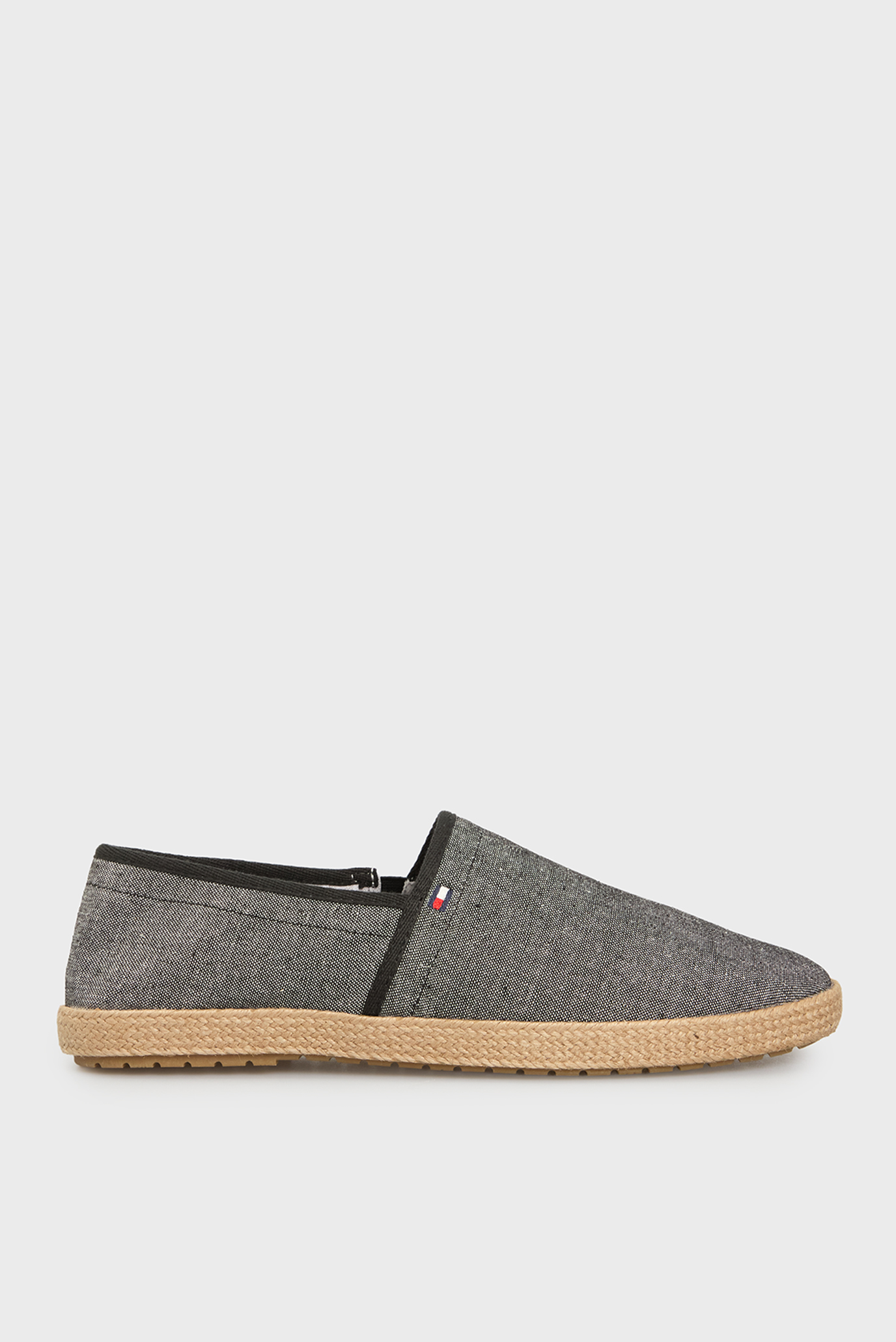 Мужские темно-серые эспадрильи HILFIGER CHAMBRAY ESPADRILLE Серый 43 Tommy Hilfiger FM0FM05391 Мужские темно-серые эспадрильи HILFIGER CHAMBRAY ESPADRILLE Серый 43 Tommy Hilfiger FM0FM05391