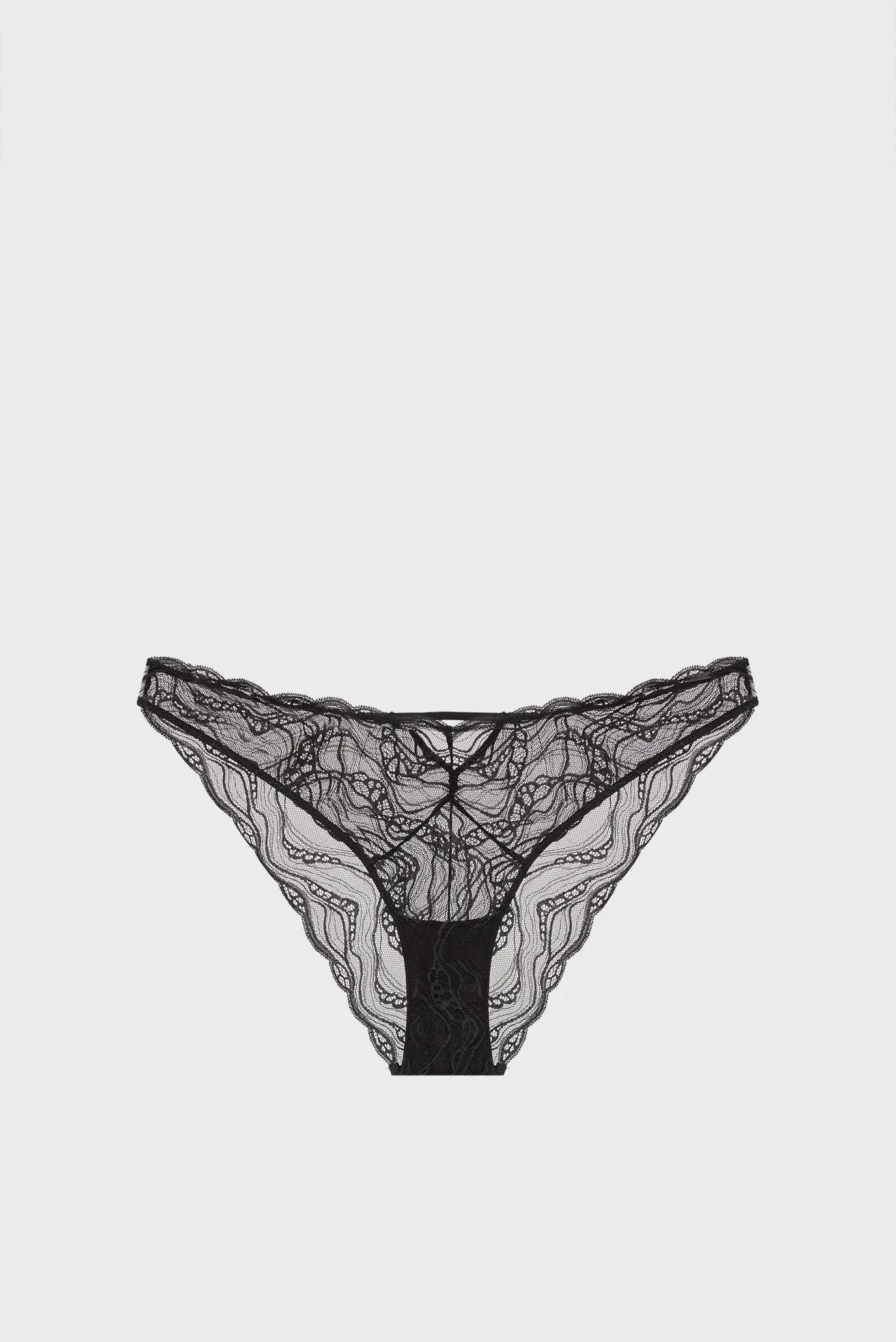 Женские черные трусики BIKINI 8