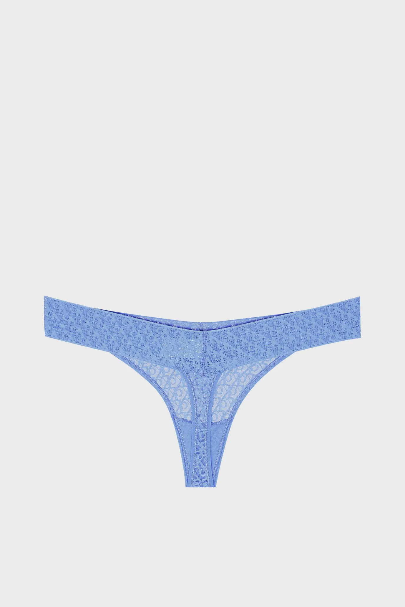 Жіночі блакитні трусики з візерунком LOW RISE THONG 7