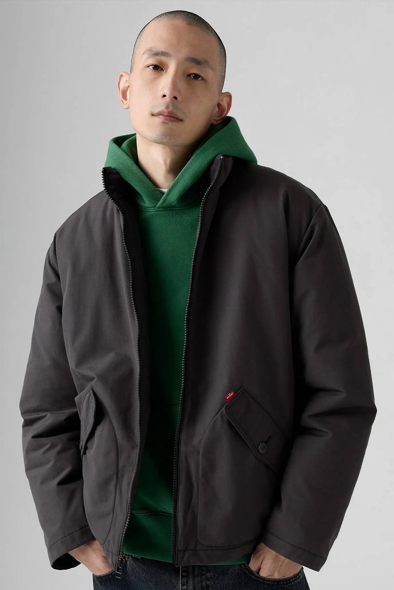 Мужская серая куртка 2