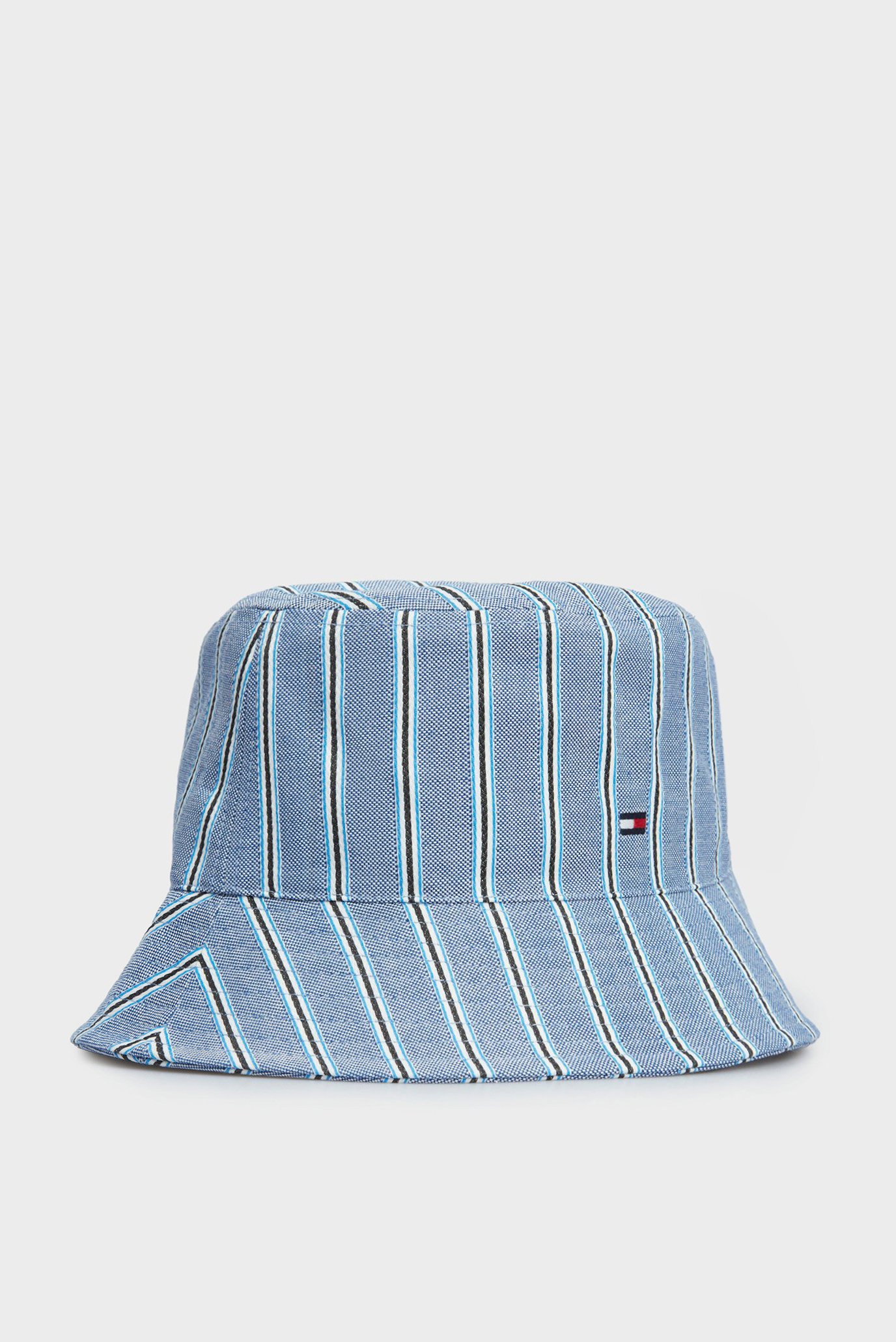 Женская синяя панама в полоску ESSENTIAL FLAG BUCKET HAT Синий ONESIZE Tommy Hilfiger AW0AW16051 Женская синяя панама в полоску ESSENTIAL FLAG BUCKET HAT Синий ONESIZE Tommy Hilfiger AW0AW16051
