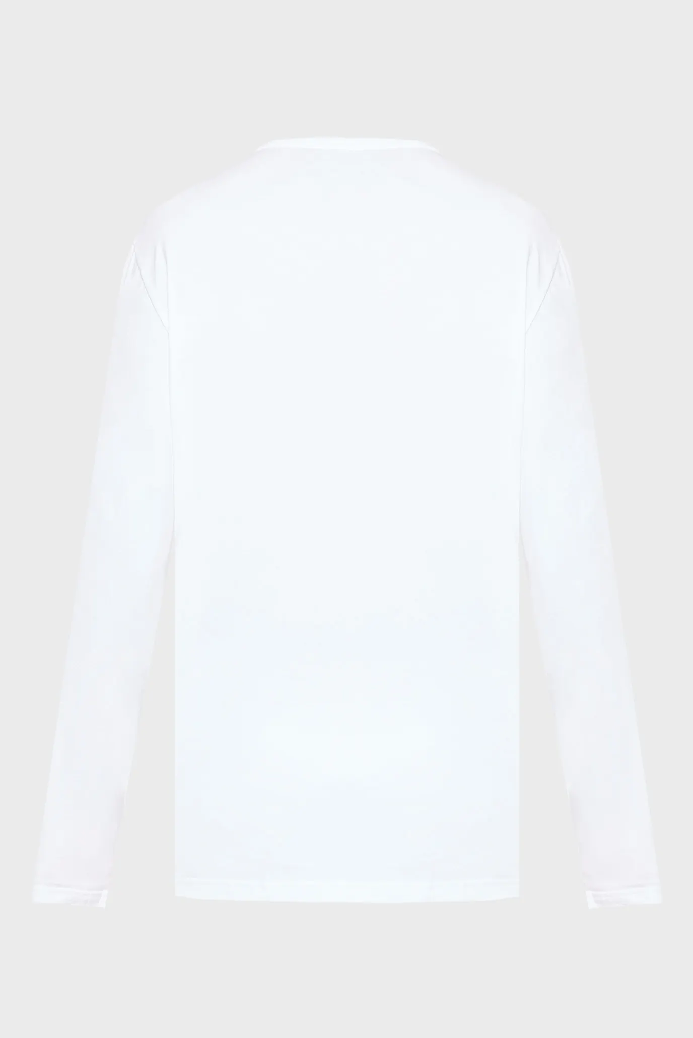 Чоловічий білий лонгслів CREW NECK 7